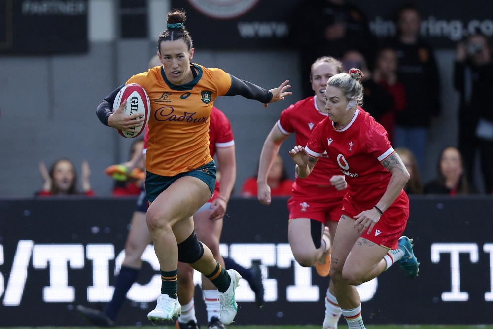 LIVE: Karpani gives Wallaroos half-time lead over Wales