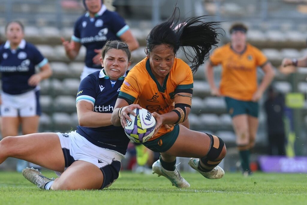 'LIVE: Wallaroos extend lead over Scotland in WXV2 decider'