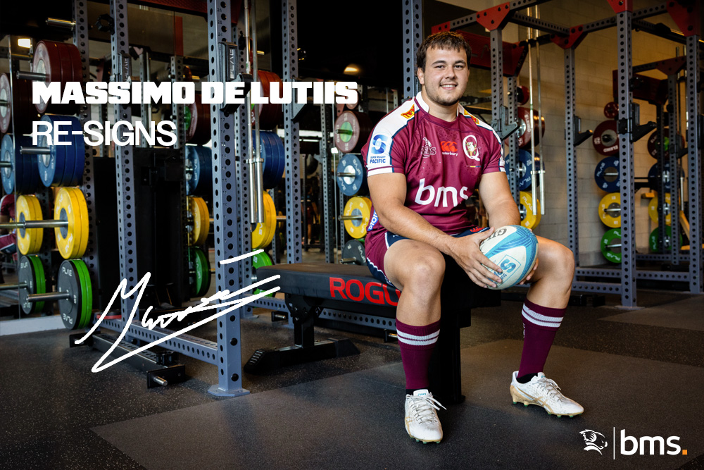 'Massimo De Lutiis Commits 126kg of Prop Power to Reds'