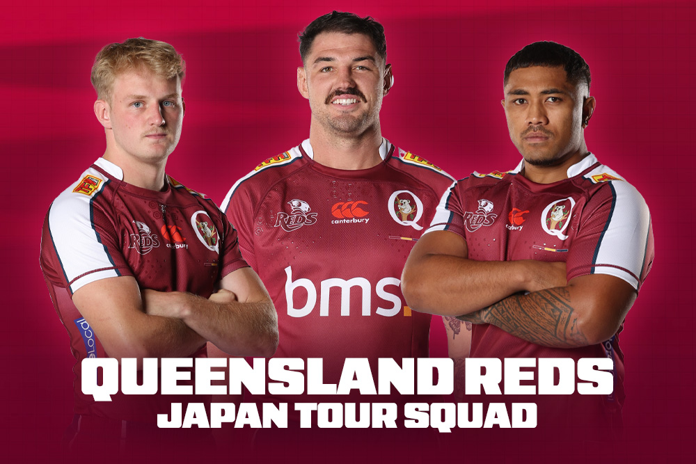 'Queensland Reds Name Tour Squad to Face Wild Knights in Japan'