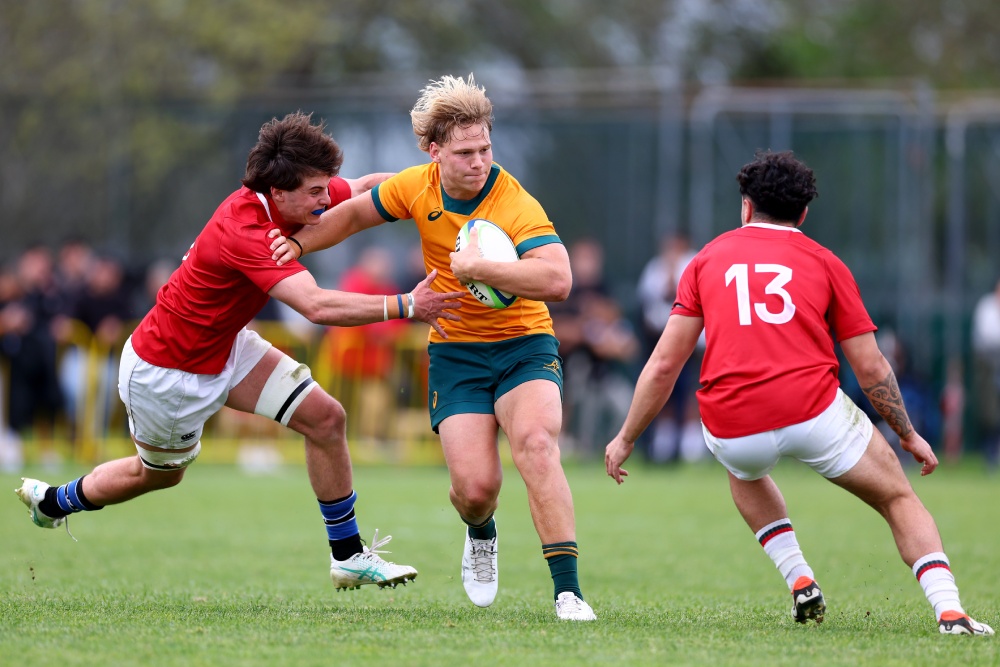 WATCH LIVE: Australia U18s extend half-time lead over New Zealand Schools