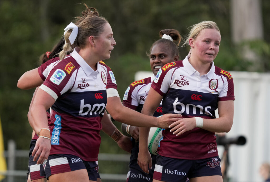 'Reds Beat Penina Pasifika in 10-Try Tune-Up for Super Rugby Women's'